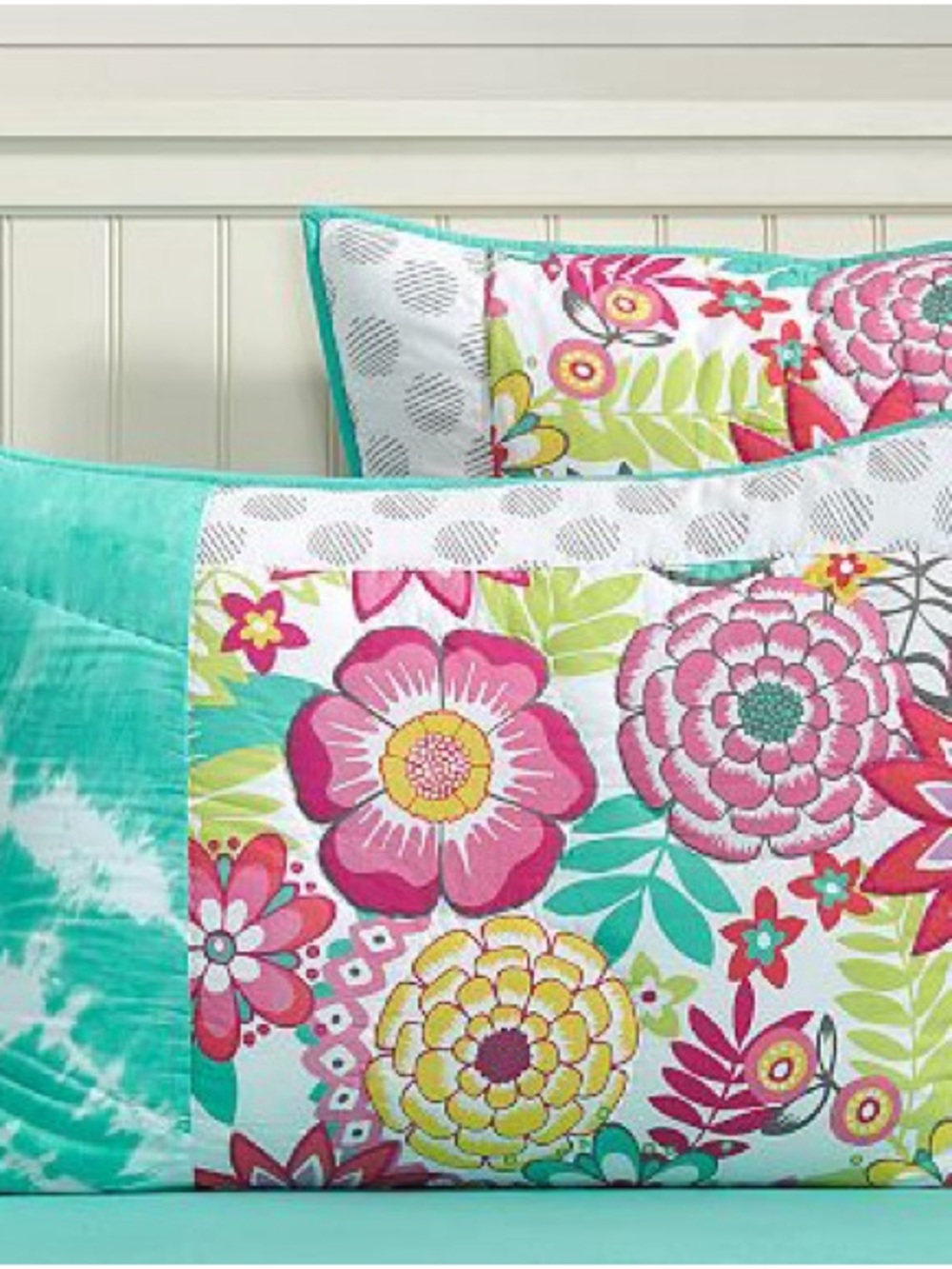 Pottery Barn Teen Sunset Beach Set of 2 XL Square Shams